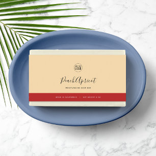 Calligraphy Editable Colours Contrast Product Labe Water Bottle Label