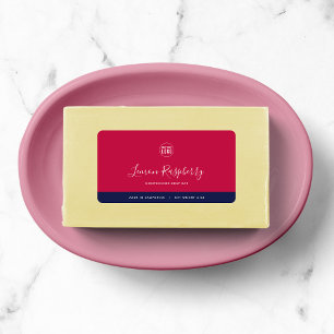 Calligraphy Editable Colours Contrast Product Label