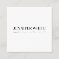 Calligraphy Elegant Black & White Bold Retro