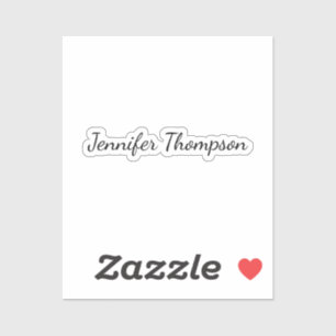 Calligraphy Elegant Plain Simple Name