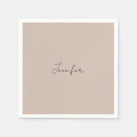 Calligraphy Elegant Plain Simple Name Coffee Mug