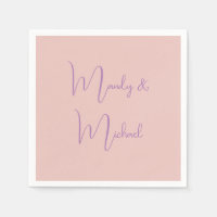 Calligraphy Elegant Rose Gold Plain Simple Name