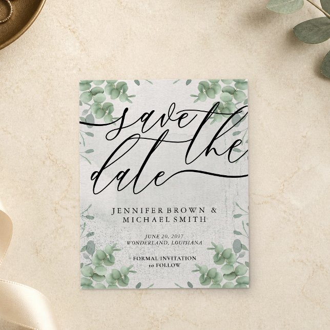 Calligraphy Eucalyptus budget special day Flyer (Creator Uploaded)