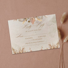 Calligraphy Fall Boho Script Wedding