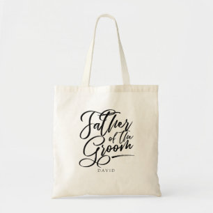 Calligraphy Father of the Groom elegant Tote Bag