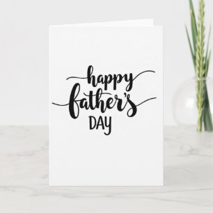 Calligraphy Fathers Day Card