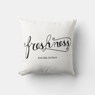 calligraphy freshness pillow