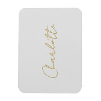 Calligraphy Gold Colour Grey Custom Personal Edit