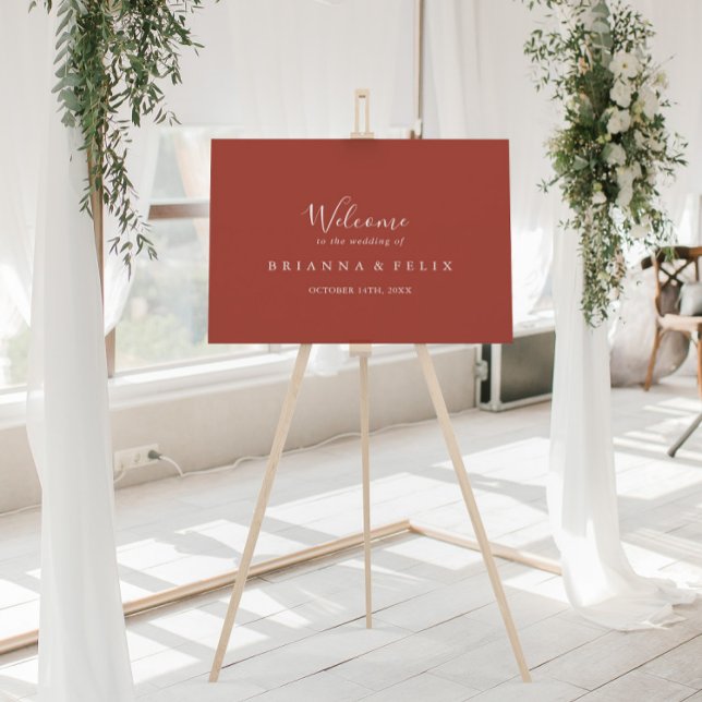 Calligraphy Graceful Wedding Welcome Sign (Creator Uploaded)