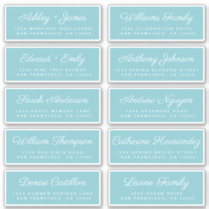 Calligraphy Guest Address Labels ORDER 6” or 8”!