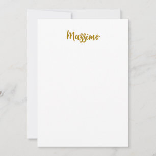 Calligraphy Professional Elegant Gold Colour