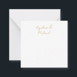 Calligraphy Professional Elegant Gold Colour Card<br><div class="desc">Looking for a beautiful calligraphy with an aesthetic handwriting? This simple,  eye-catching design is for you. This product immediately impresses those who see it. The fine and tasteful design will immediately reflect the quality of your relationship and family.</div>