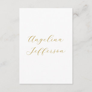 Calligraphy Professional Elegant Gold Colour Enclosure Card