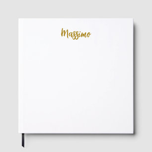 Calligraphy Professional Elegant Gold Colour Guest Book