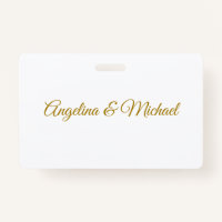 Calligraphy Professional Elegant Gold Colour