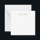 Calligraphy Professional Elegant Gold Colour Names Card<br><div class="desc">Looking for a beautiful calligraphy with an aesthetic handwriting? This simple,  eye-catching design is for you. This product immediately impresses those who see it. The fine and tasteful design will immediately reflect the quality of your relationship and family.</div>