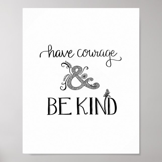 Calligraphy Quote Poster (Front)