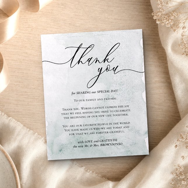 Calligraphy Retro Paper budget Thank you (Creator Uploaded)