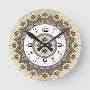 Calligraphy  round clock