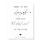Calligraphy Script In loving memory Wedding Sign