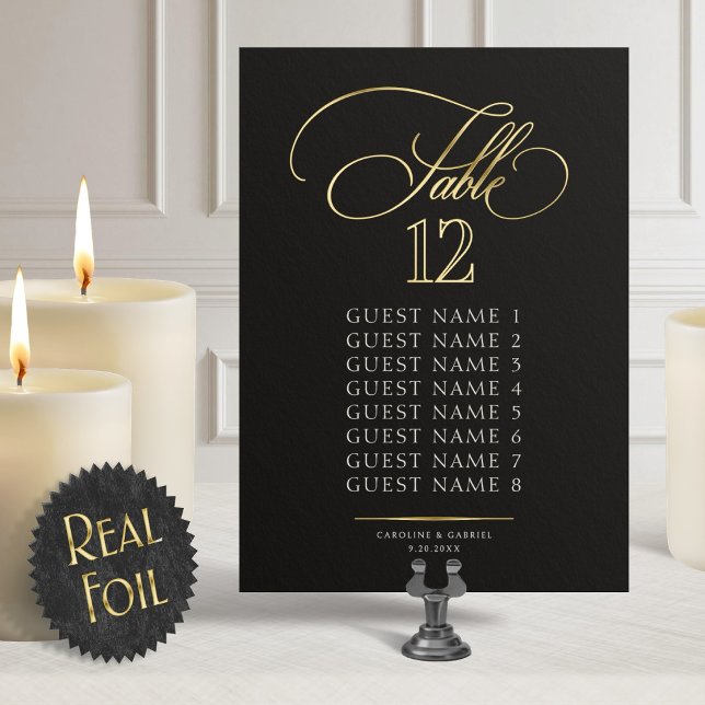 Calligraphy Script Seating Card (Creator Uploaded)