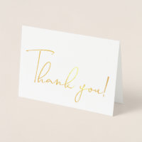 Calligraphy Script Thank You Note