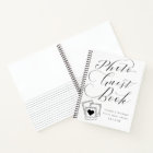 Calligraphy Script Wedding Photo Guest Book