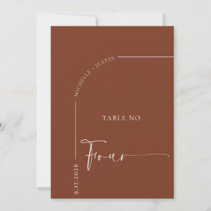 Calligraphy Table   Wedding Table Cards