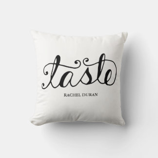 calligraphy taste pillow