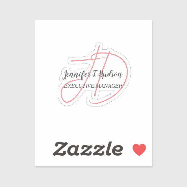 Calligraphy trendy classical script monogram (Sheet)