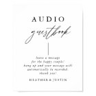 Calligraphy Wedding Telephone Guestbook Sign