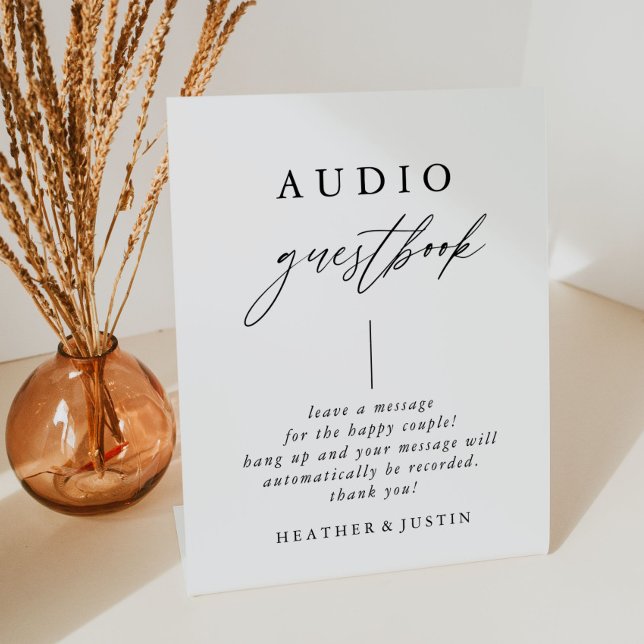 Calligraphy Wedding Telephone Guestbook Sign (Creator Uploaded)