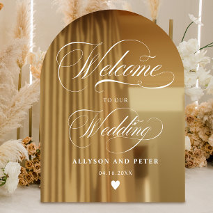 calligraphy white script wedding welcome