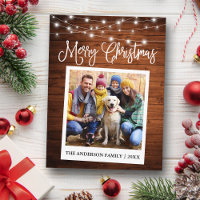 Calligraphy Wood Lights Instant Camera Photo