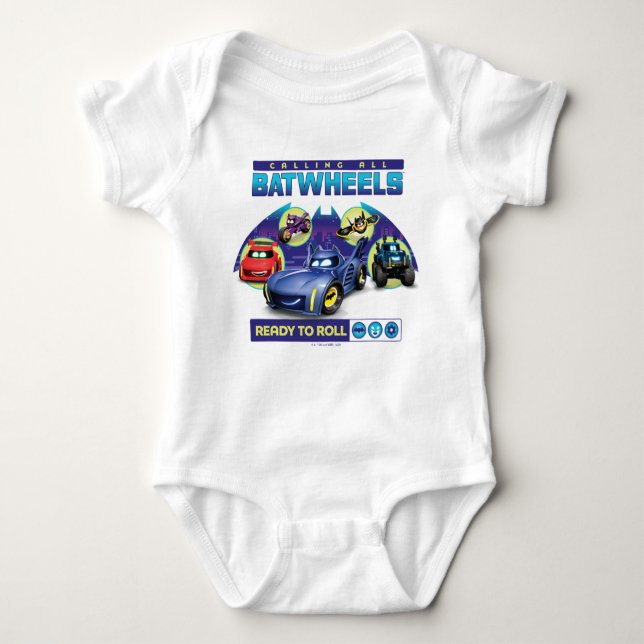 Calling all Batwheels™ - Ready to Roll Baby Bodysuit (Front)