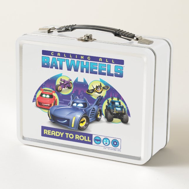 Calling all Batwheels™ - Ready to Roll Metal Lunch Box (Front)