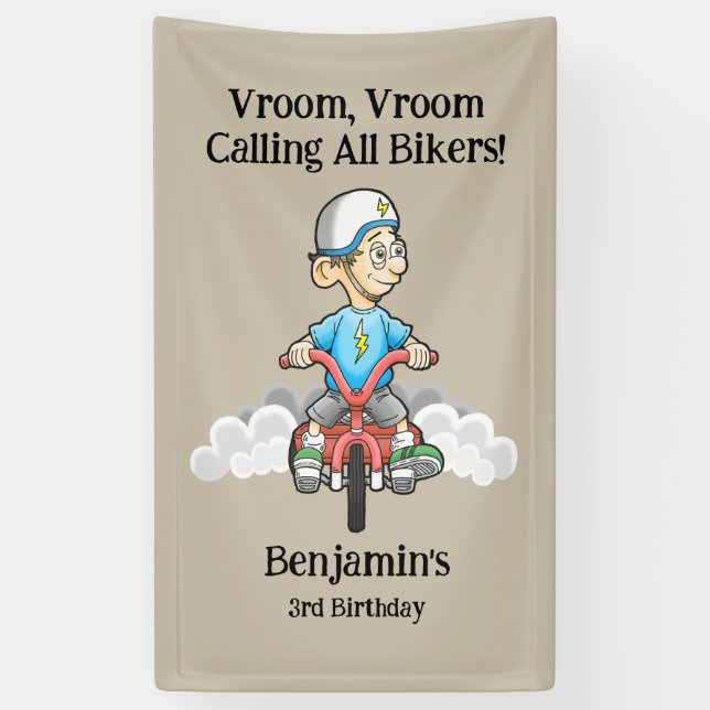 Calling All Bikers Banner (Vertical)