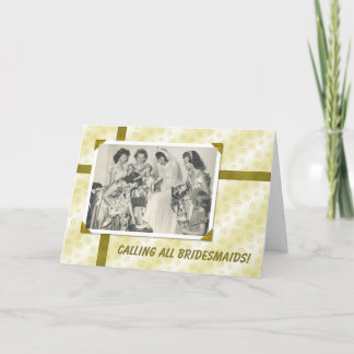 Calling all Bridesmaids! Invitation