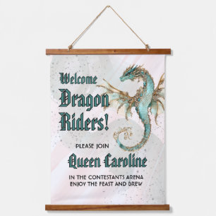 Calling All Dragon Riders Birthday Hanging Tapestry