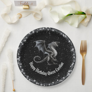 Calling All Dragons Birthday Paper Plate