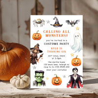 Calling All Monsters Costume Halloween Birthday 