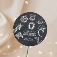 Calling All Party Animals Chalkboard Birthday