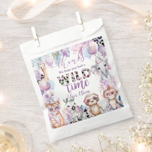 Calling All Party Animals Jungle Safari Birthday Favour Bags