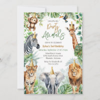 Calling All Party Animals Jungle Safari Birthday
