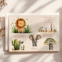 Calling All Party Animals Safari Zoo Birthday