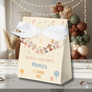 Calling all pawty animals birthday party favour box