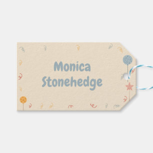 Calling all pawty animals birthday party gift tags