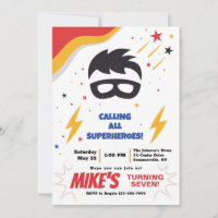 Calling All Superheroes Birthday Party