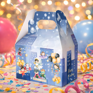 Calling all superheroes kids birthday favour box
