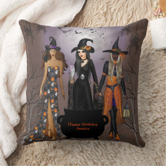 Calling All Witches Halloween Party 30Th Birthday Cushion